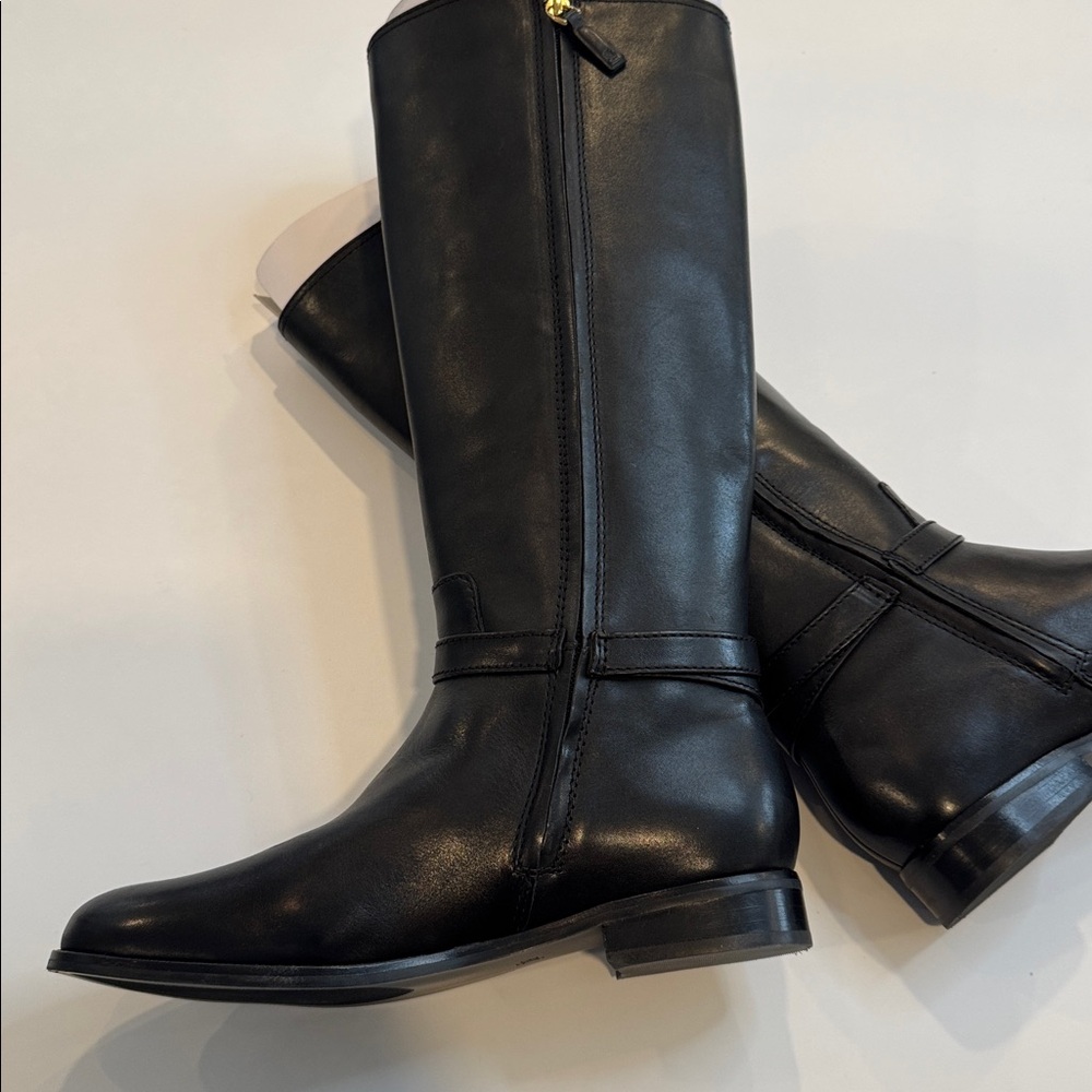 Brooke II Burnished Leather Tall Boots - Picture 3 of 6